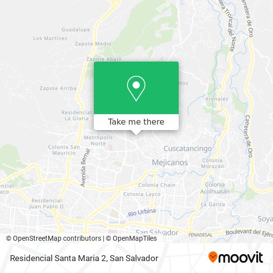 Mapa de Residencial Santa Maria 2