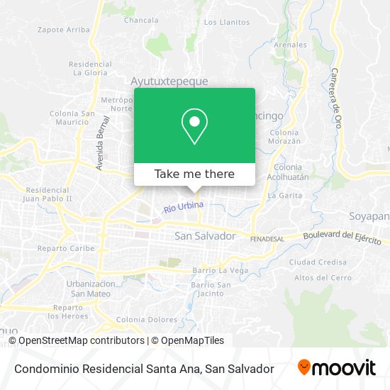 Condominio Residencial Santa Ana map