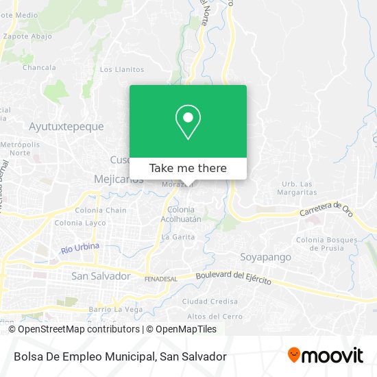 Mapa de Bolsa De Empleo Municipal