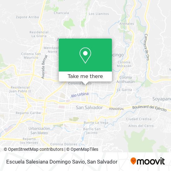 Escuela Salesiana Domingo Savio map