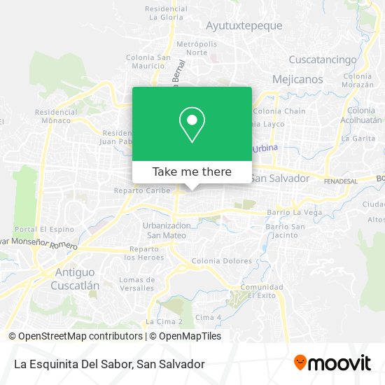 La Esquinita Del Sabor map