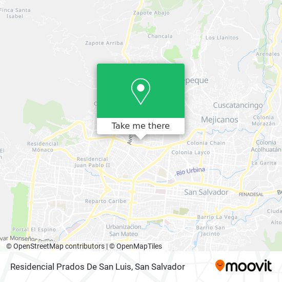 Mapa de Residencial Prados De San Luis