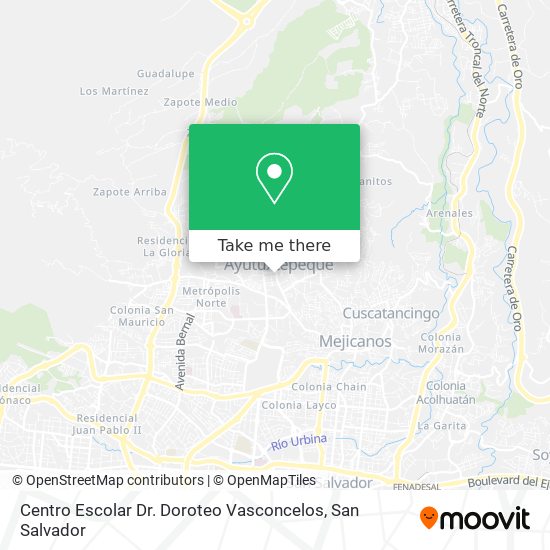 Centro Escolar Dr. Doroteo Vasconcelos map