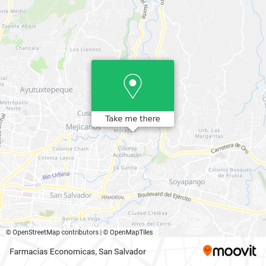 Mapa de Farmacias Economicas