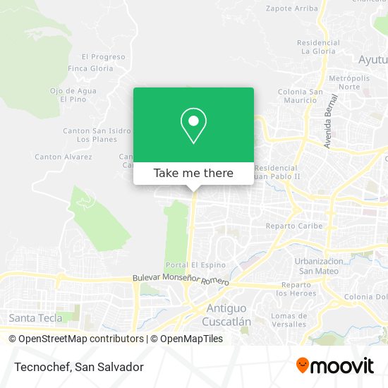 Mapa de Tecnochef