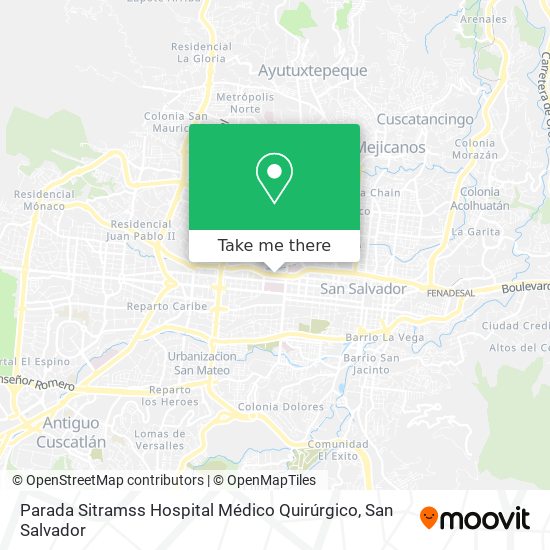 Parada Sitramss Hospital Médico Quirúrgico map