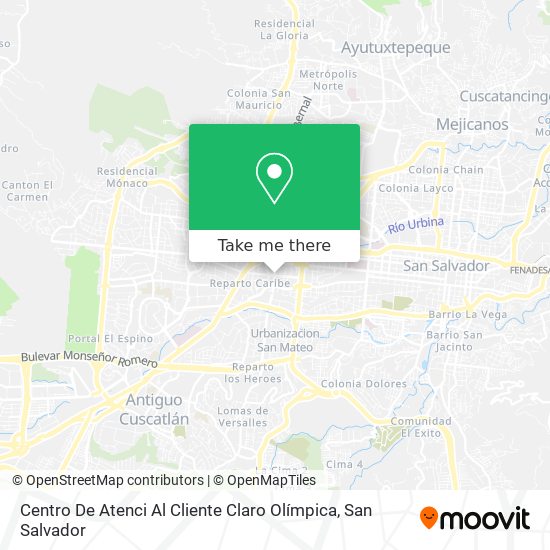 Centro De Atenci Al Cliente Claro Olímpica map