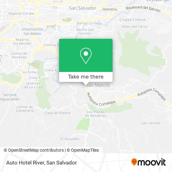 Mapa de Auto Hotel River