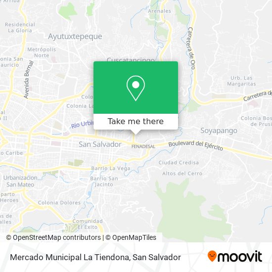 Mercado Municipal La Tiendona map
