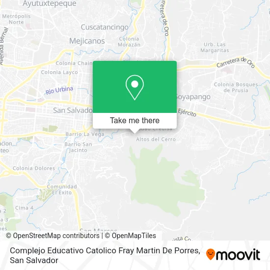 Complejo Educativo Catolico Fray Martin De Porres map