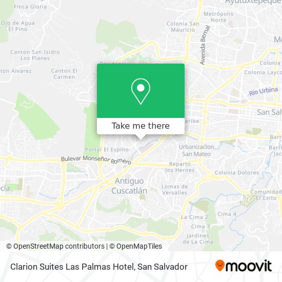 Clarion Suites Las Palmas Hotel map