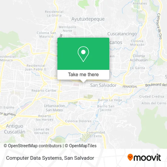 Computer Data Systems map
