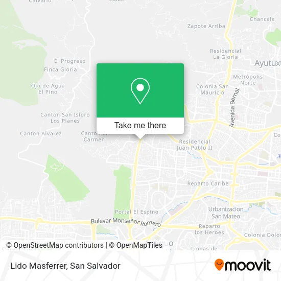 Lido Masferrer map