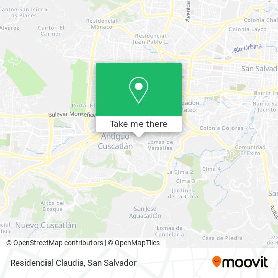 Residencial Claudia map