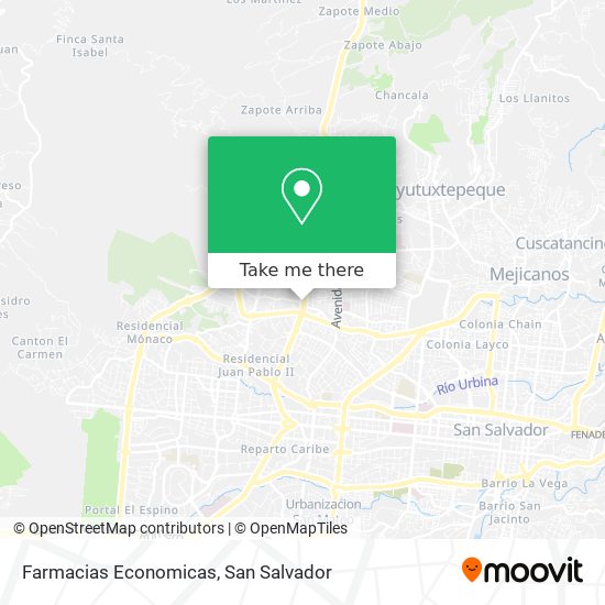 Farmacias Economicas map