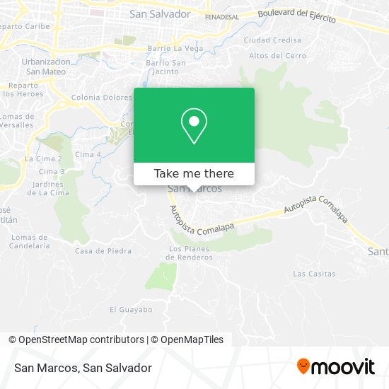 San Marcos map