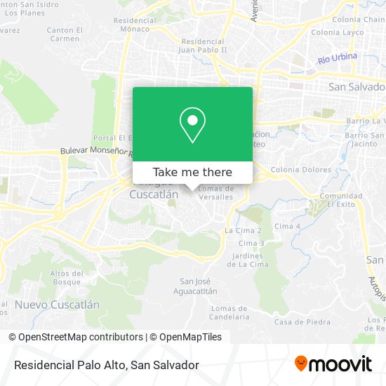 Mapa de Residencial Palo Alto