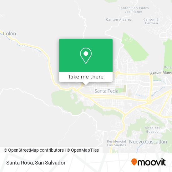 Mapa de Santa Rosa
