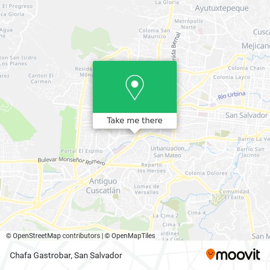 Chafa Gastrobar map