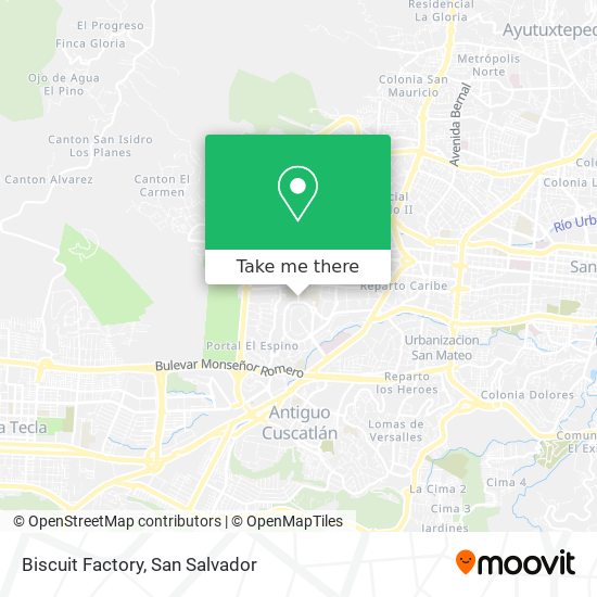 Mapa de Biscuit Factory