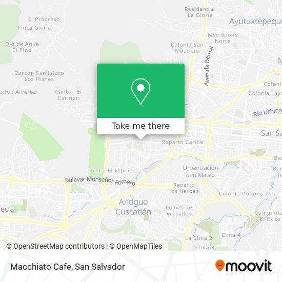 Macchiato Cafe map