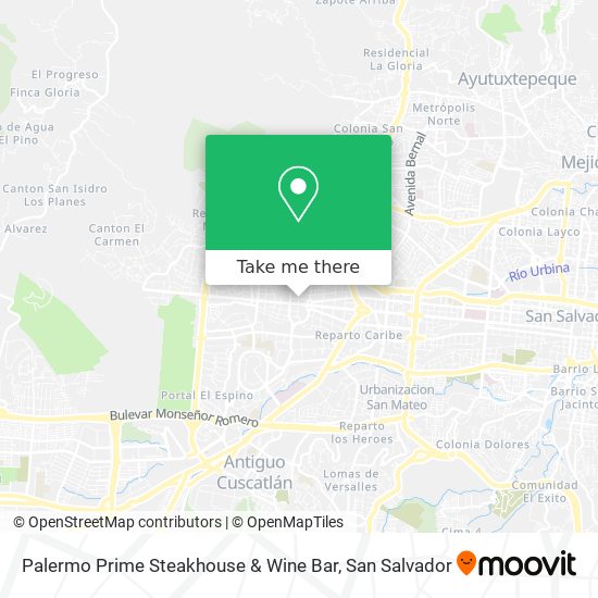 Palermo Prime Steakhouse & Wine Bar map