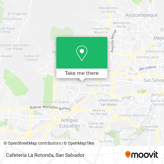 Cafeteria La Rotonda map