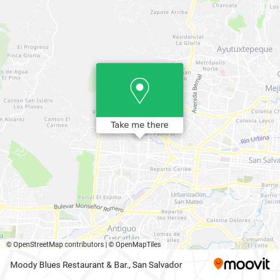 Moody Blues Restaurant & Bar. map