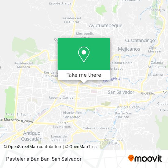 Pasteleria Ban Ban map