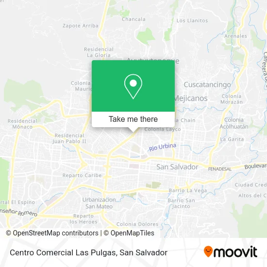 Centro Comercial Las Pulgas map