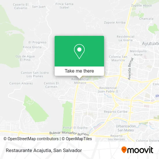 Restaurante Acajutla map