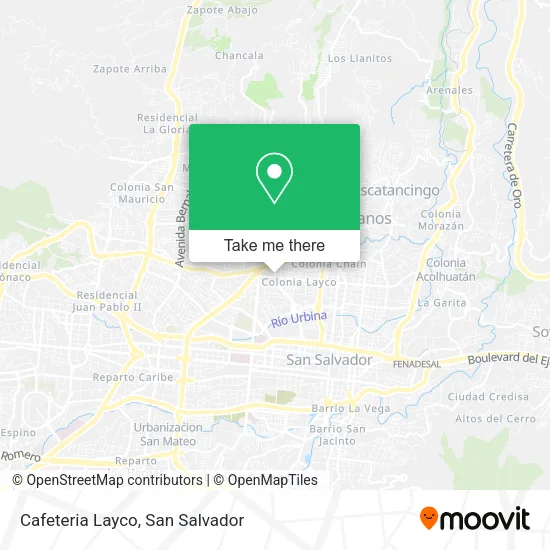 Cafeteria Layco map