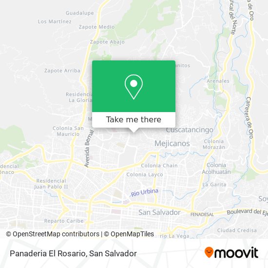 Mapa de Panaderia El Rosario