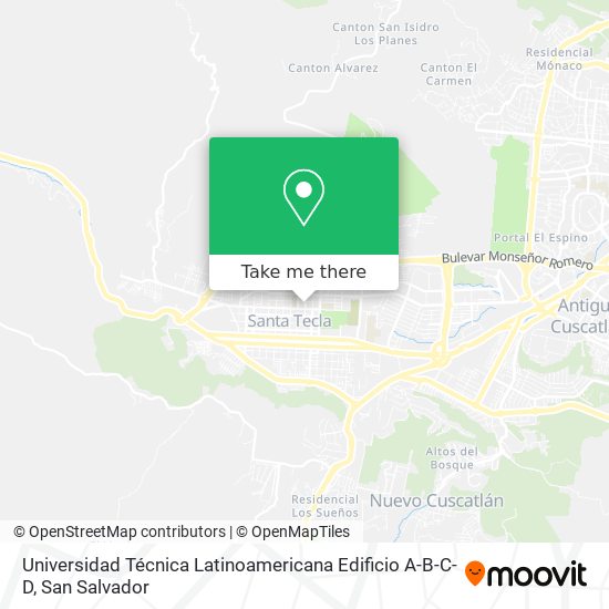 Universidad Técnica Latinoamericana Edificio A-B-C-D map