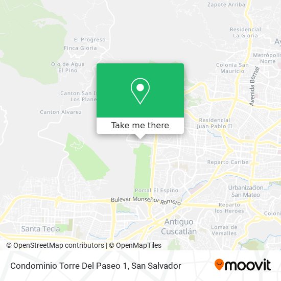 Condominio Torre Del Paseo 1 map