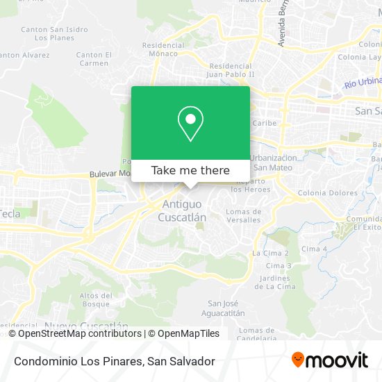 Mapa de Condominio Los Pinares