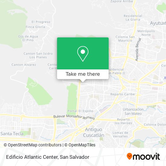 Edificio Atlantic Center map