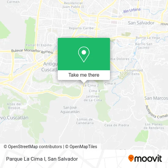 Mapa de Parque La Cima I
