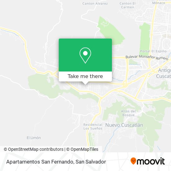 Mapa de Apartamentos San Fernando