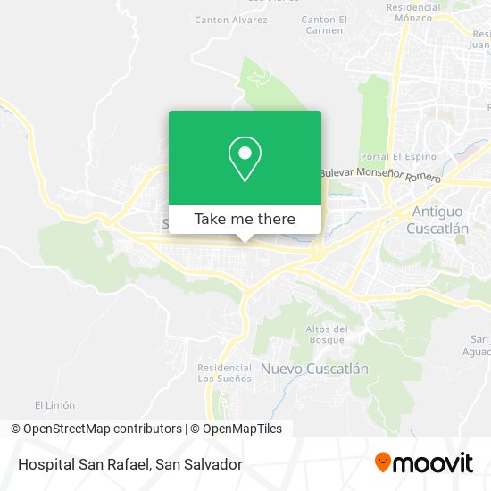 Mapa de Hospital San Rafael