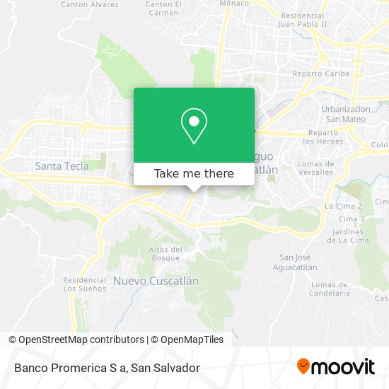 Banco Promerica S a map