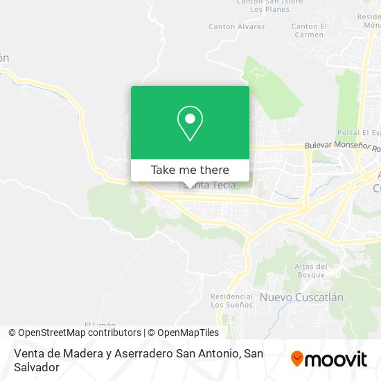 Venta de Madera y Aserradero San Antonio map