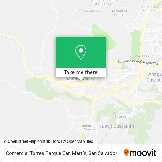 Comercial Torres Parque San Martín map