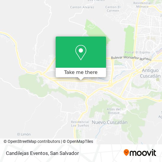 Candilejas Eventos map