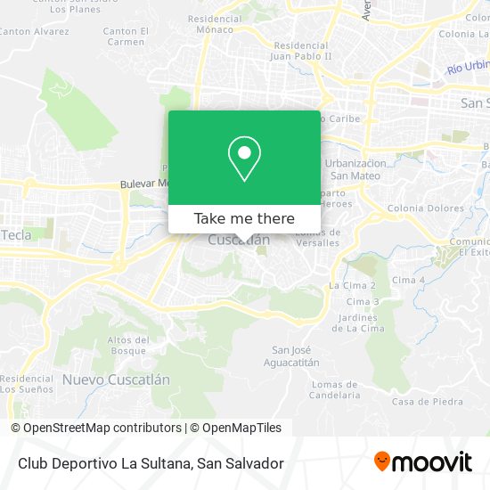 Club Deportivo La Sultana map
