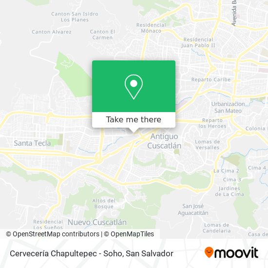 Cervecería Chapultepec - Soho map