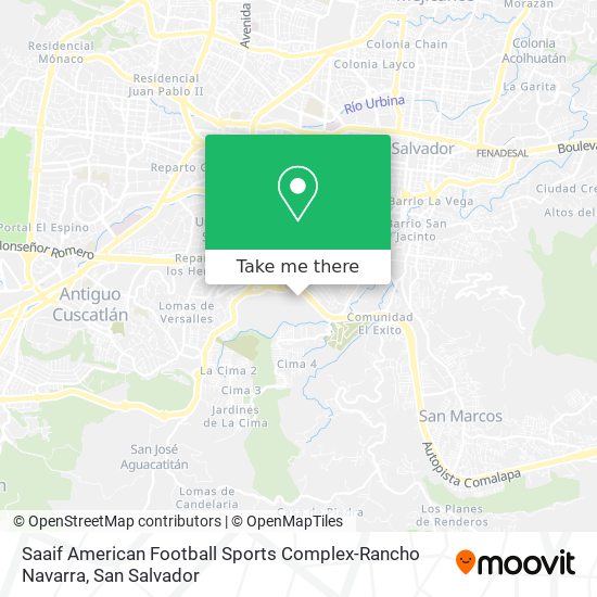 Saaif American Football Sports Complex-Rancho Navarra map