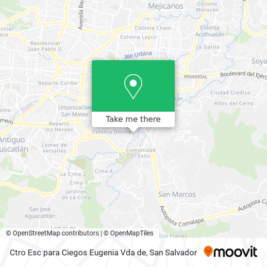 Ctro Esc para Ciegos Eugenia Vda de map