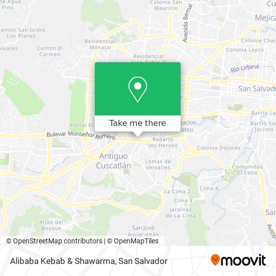 Alibaba Kebab & Shawarma map