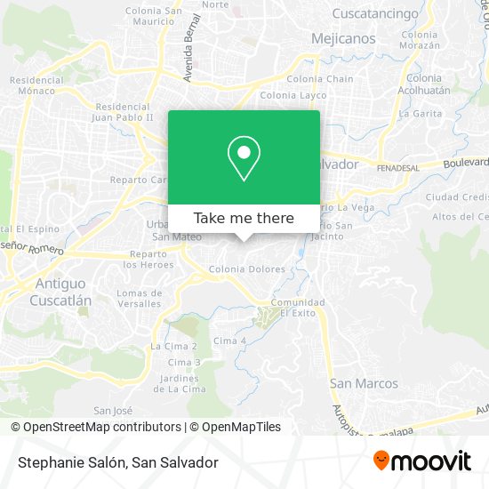 Stephanie Salón map